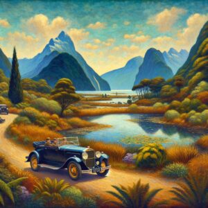 Ai generated vintage car
